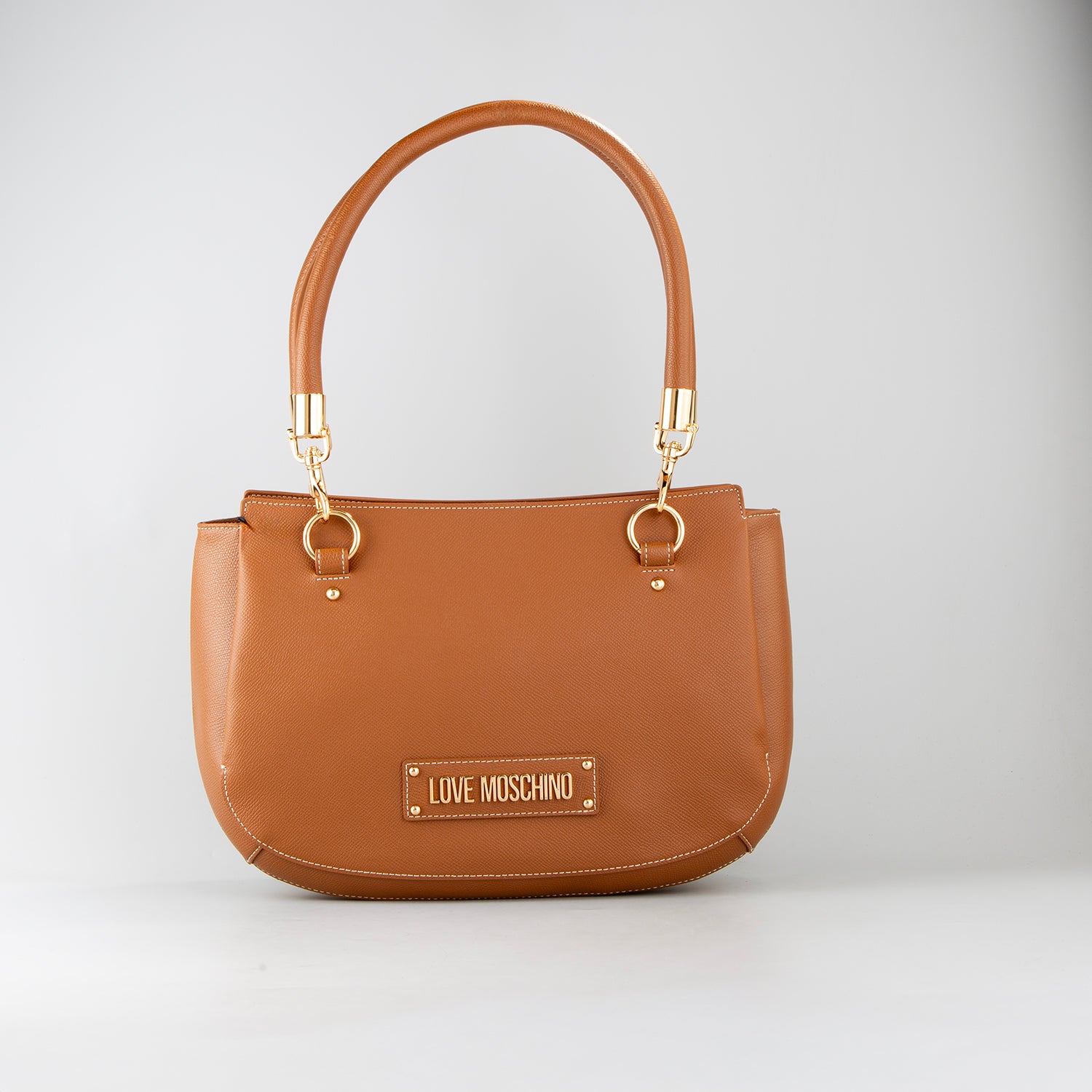 Borsa cuoio in pelle Love Moschino