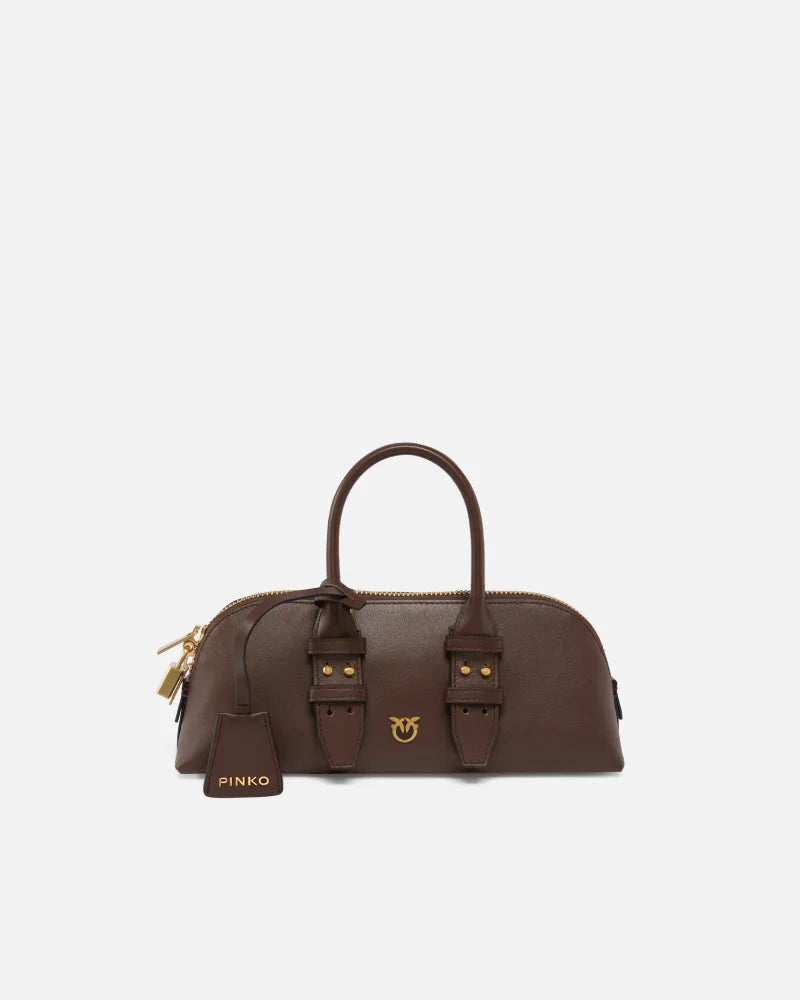 BOWLING BAG PINKO BAGUETTE MARRONE