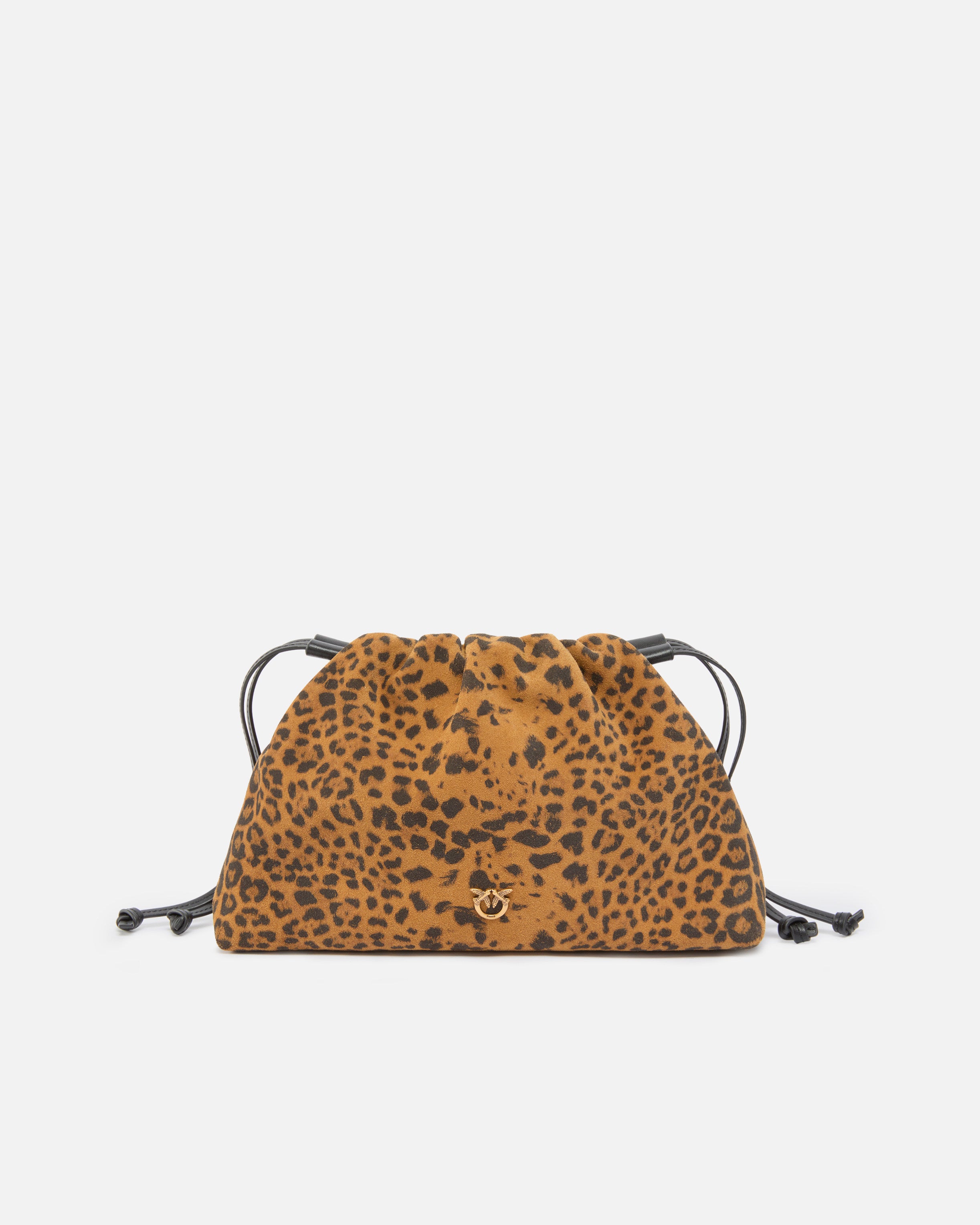 Mini clutch in suede animalier PINKO