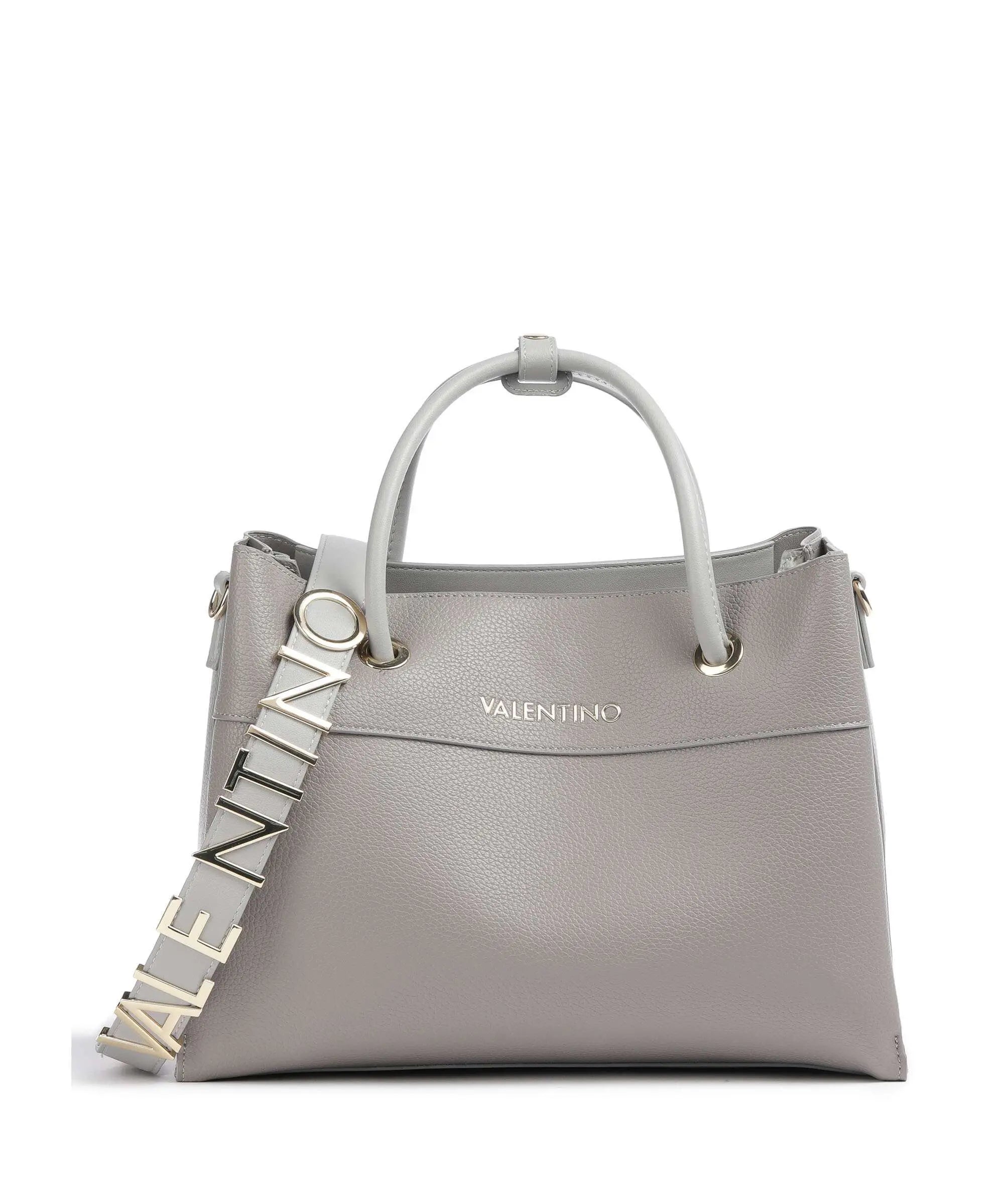 Valentino Bags Alexia Borsa a mano pelle sintetica grigio