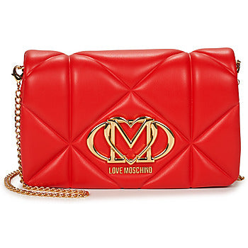 LOVE MOSCHINO EMBOSSED QUILTED JC4043 Nero