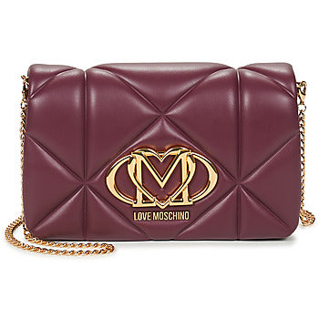 LOVE MOSCHINO EMBOSSED QUILTED JC4043 Nero