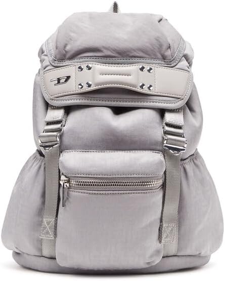 Diesel Monogram Nylon Mono S X Backpack, Zaino Donna, Taglia Unica