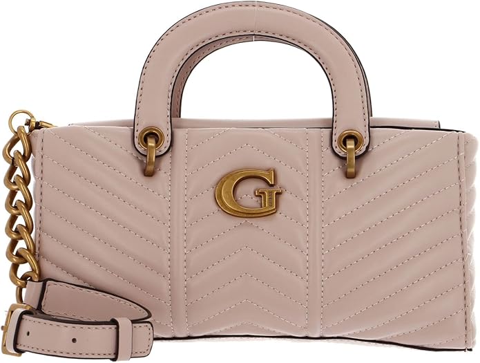 GUESS Lovide Mini Satchel Bag Rosewood