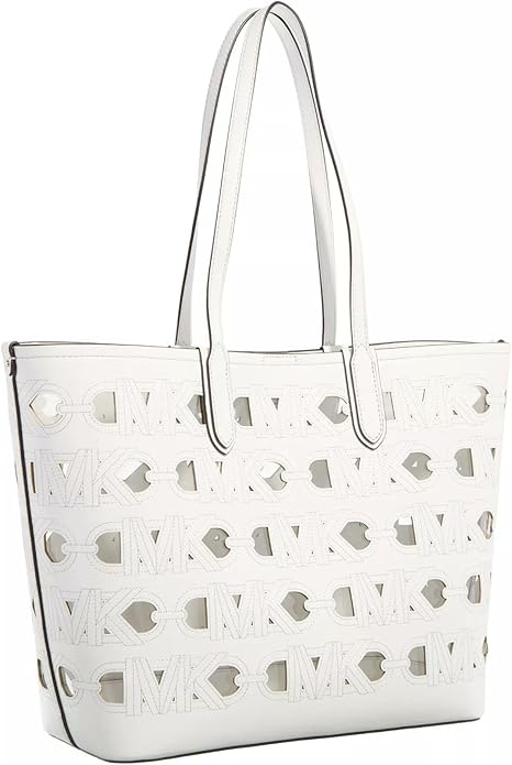 Visit the Michael Kors Store Michael Kors Eliza Large East West Open Tote, Optic White