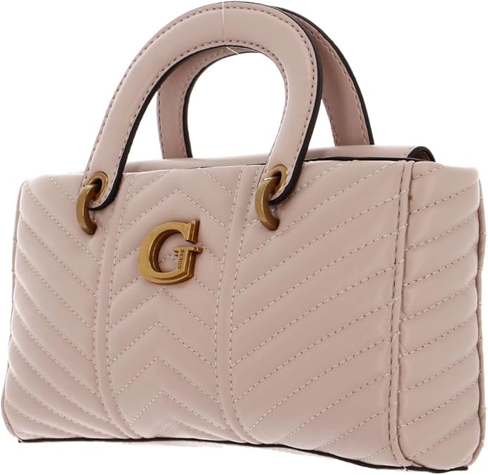 GUESS Lovide Mini Satchel Bag Rosewood