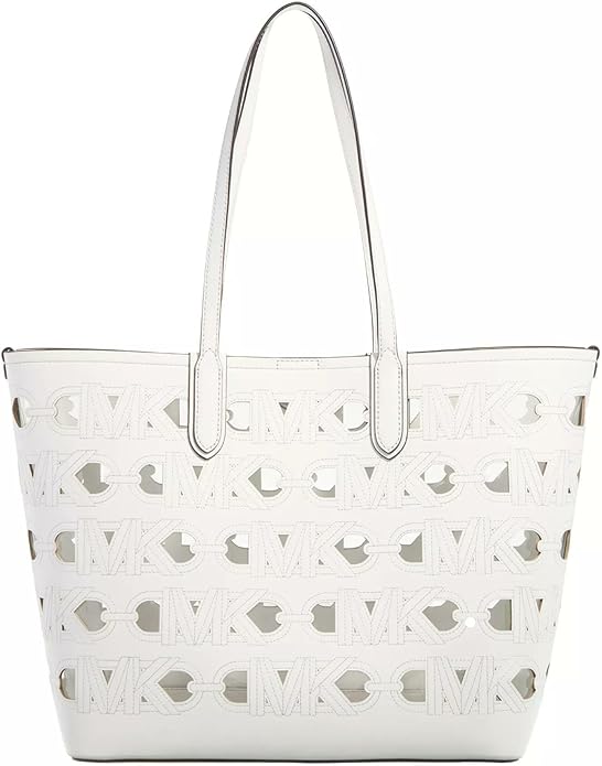 Visit the Michael Kors Store Michael Kors Eliza Large East West Open Tote, Optic White