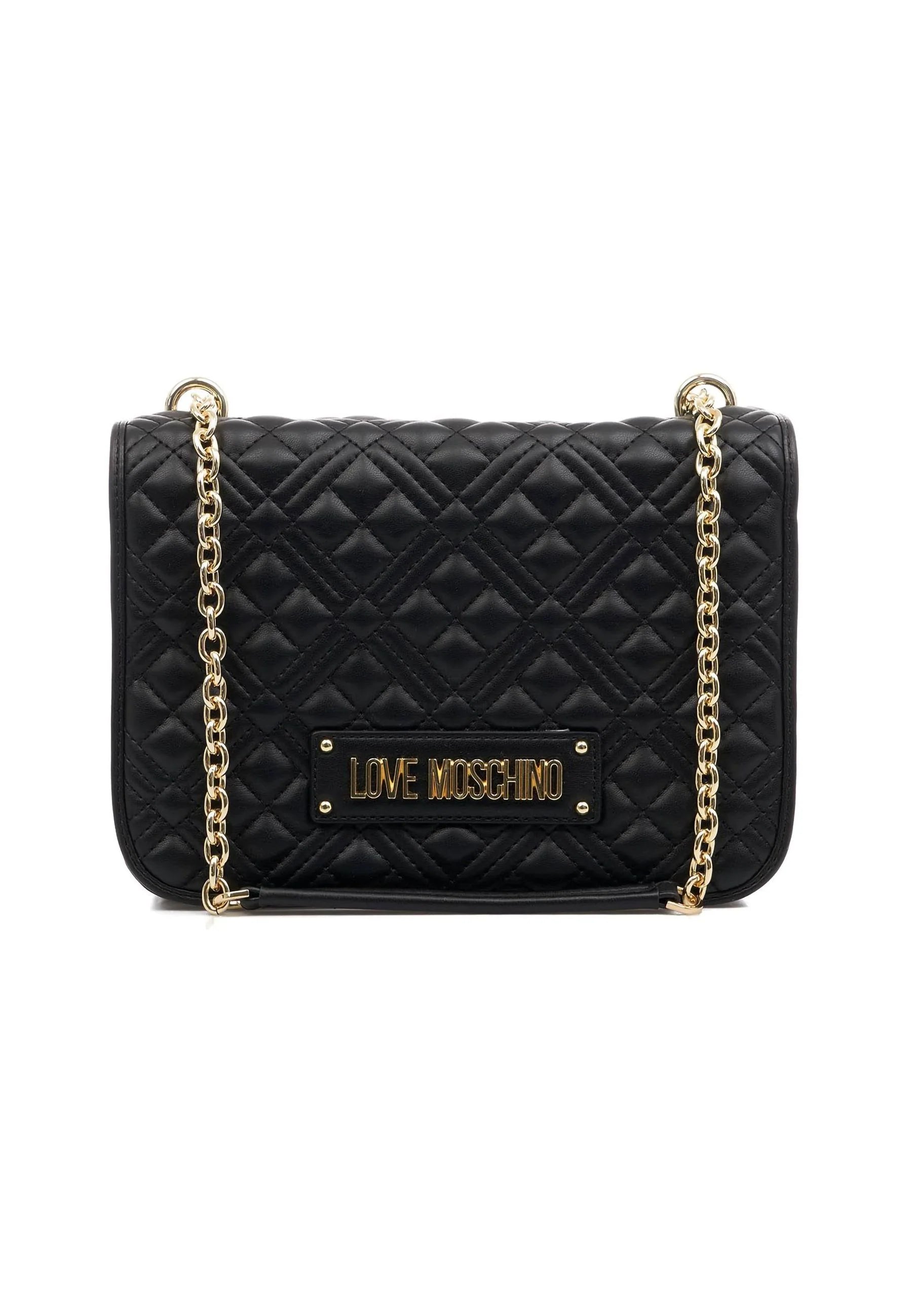 LOVE MOSCHINO Borsa Flap Quilted Nero