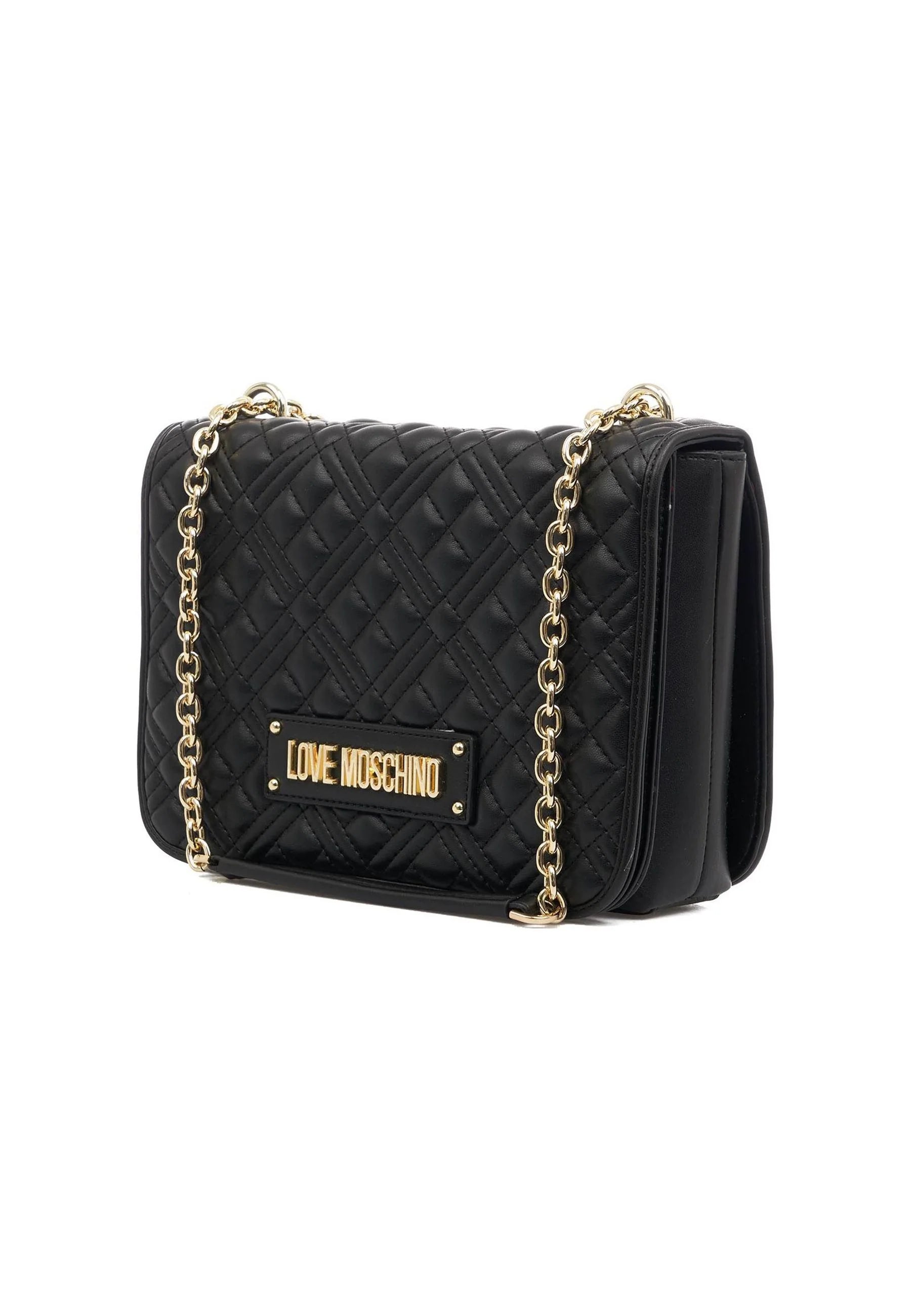 LOVE MOSCHINO Borsa Flap Quilted Nero