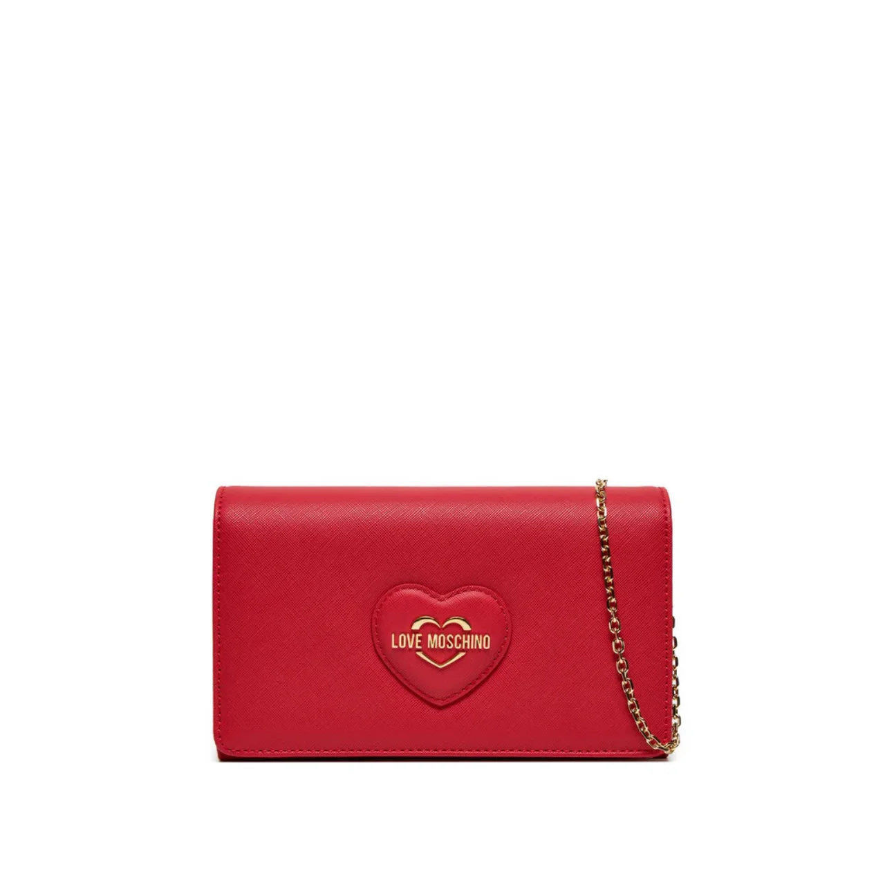 Pochette Cuore In Saffiano
