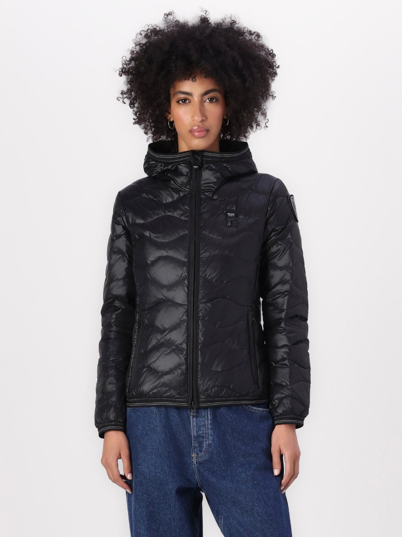 Blauer Nero Logo Brillantini