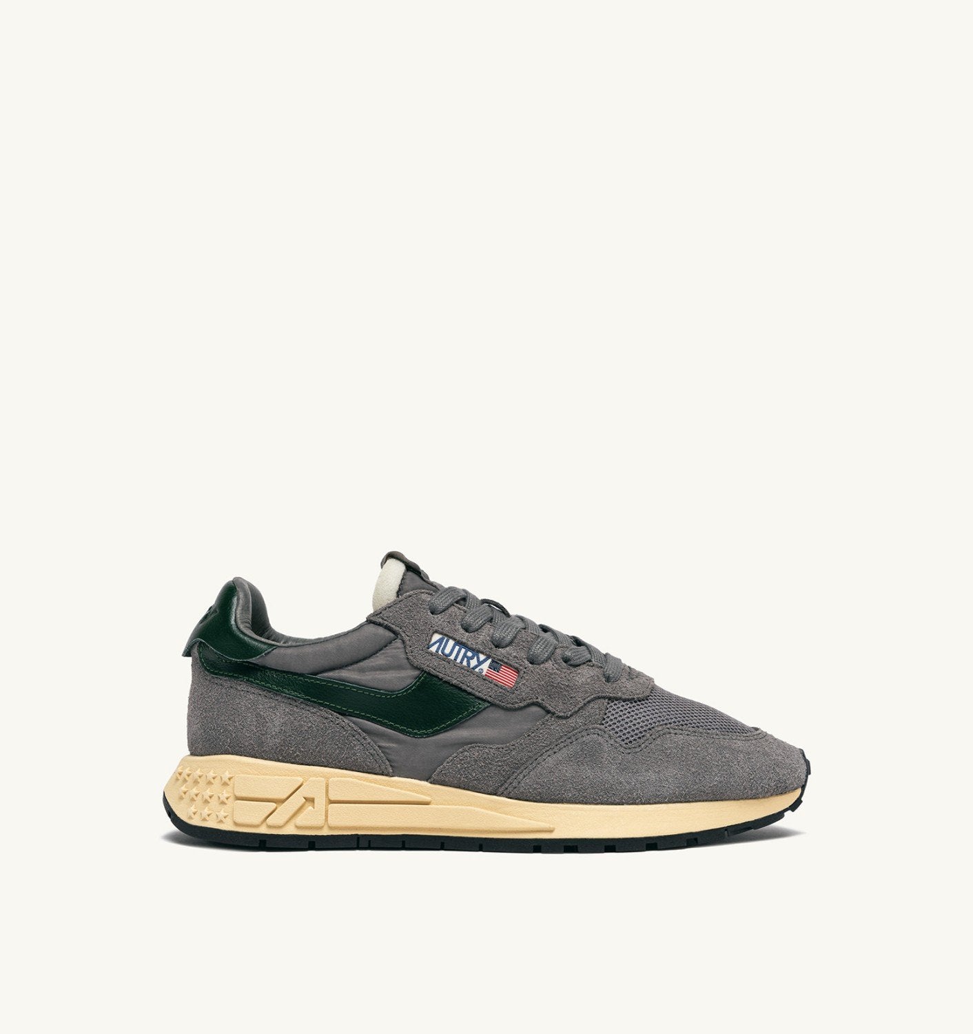 Sneakers Uomo reelwind low in nylon suede e pelle