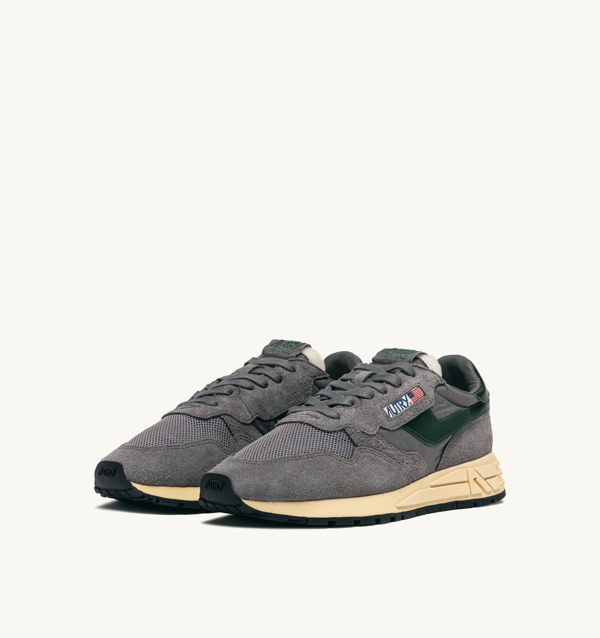 Sneakers Uomo reelwind low in nylon suede e pelle