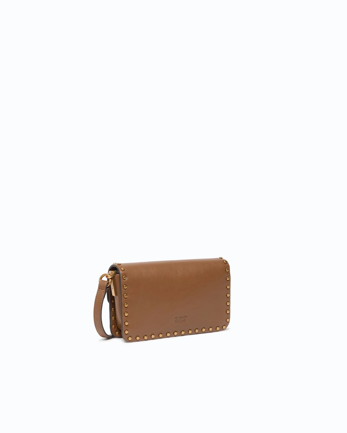 Love one slouchy mini studs new biker marrone cognac