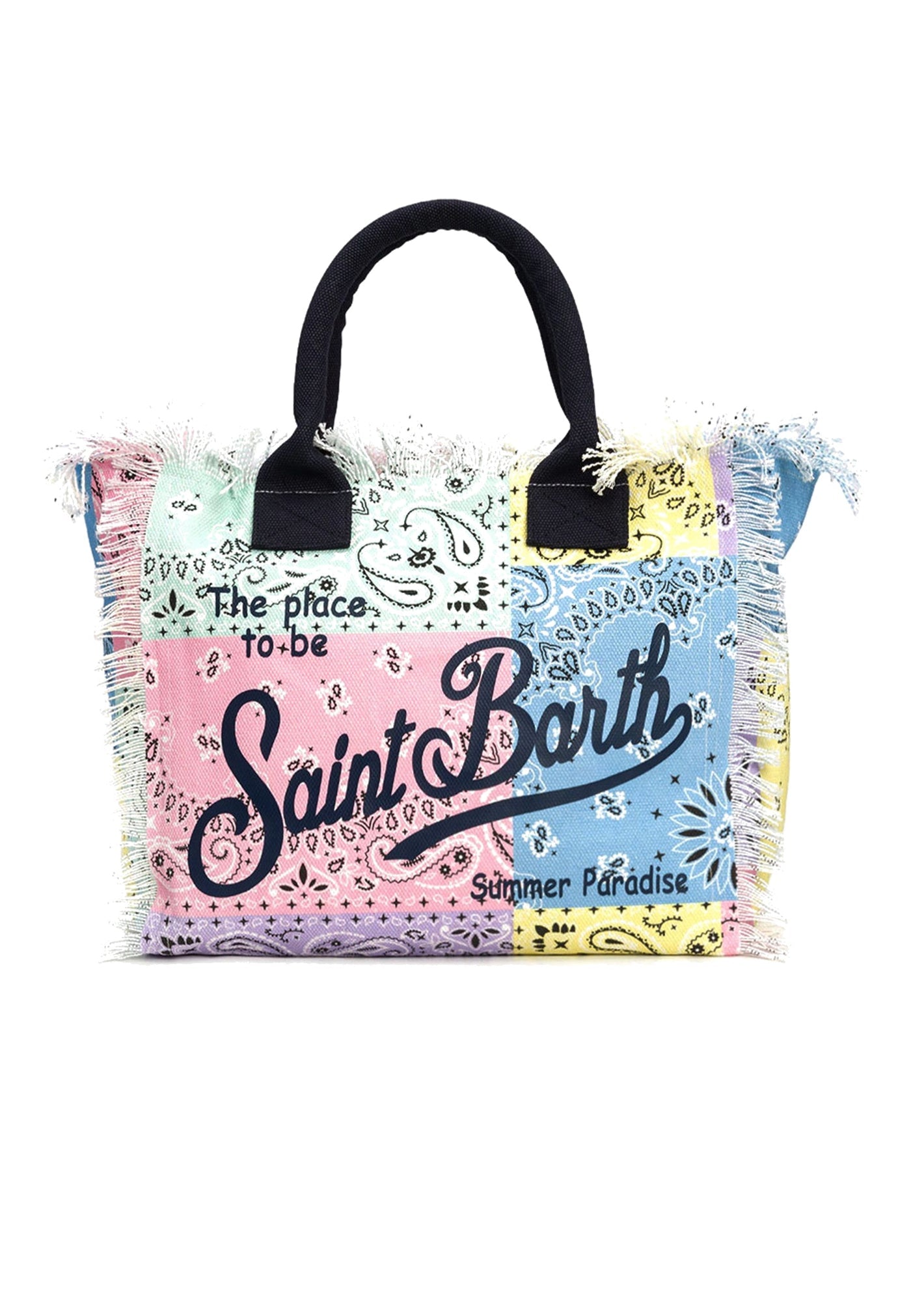 Borsa Vanity bandana rosa/multicolor