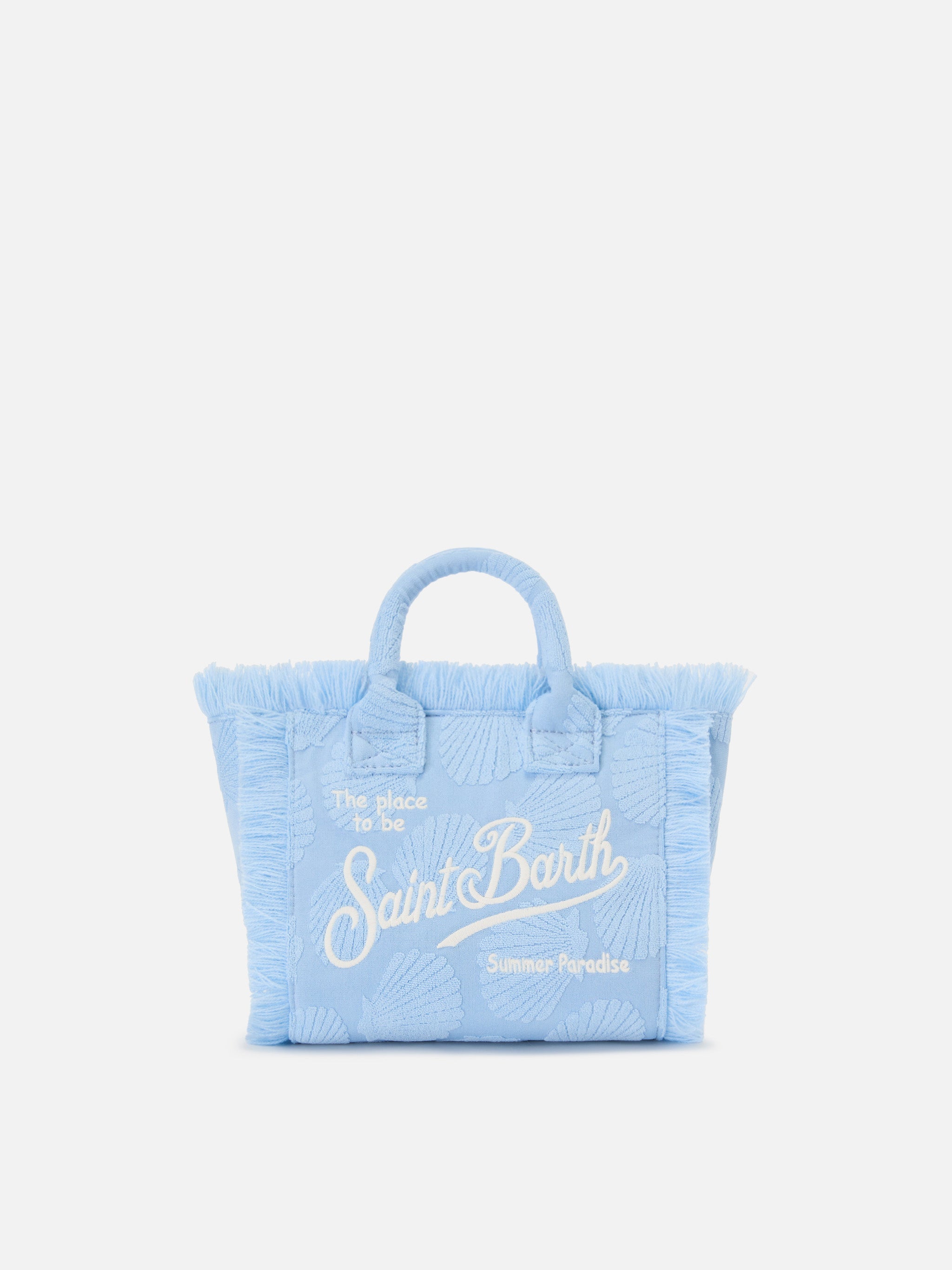 Borsa Colette spugna azzurra Saint Barth