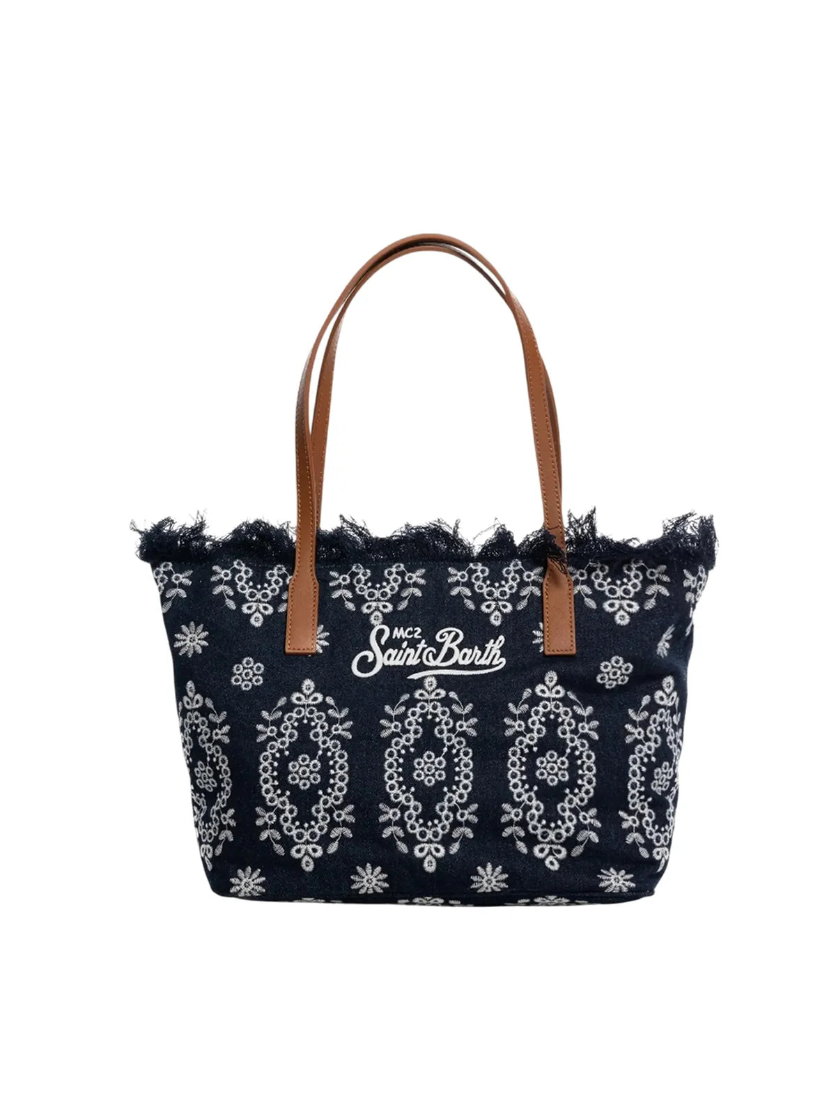Borsa San gallo denim dark Saint Barth