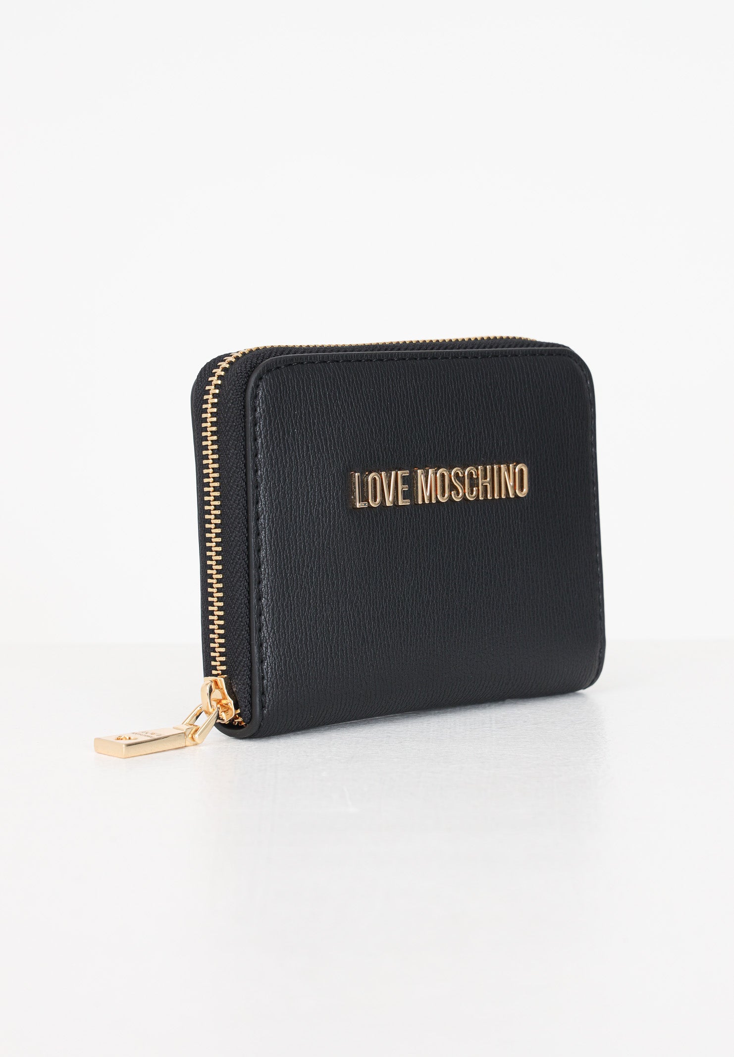 Love Moschino Portafoglio da donna nero zip around
