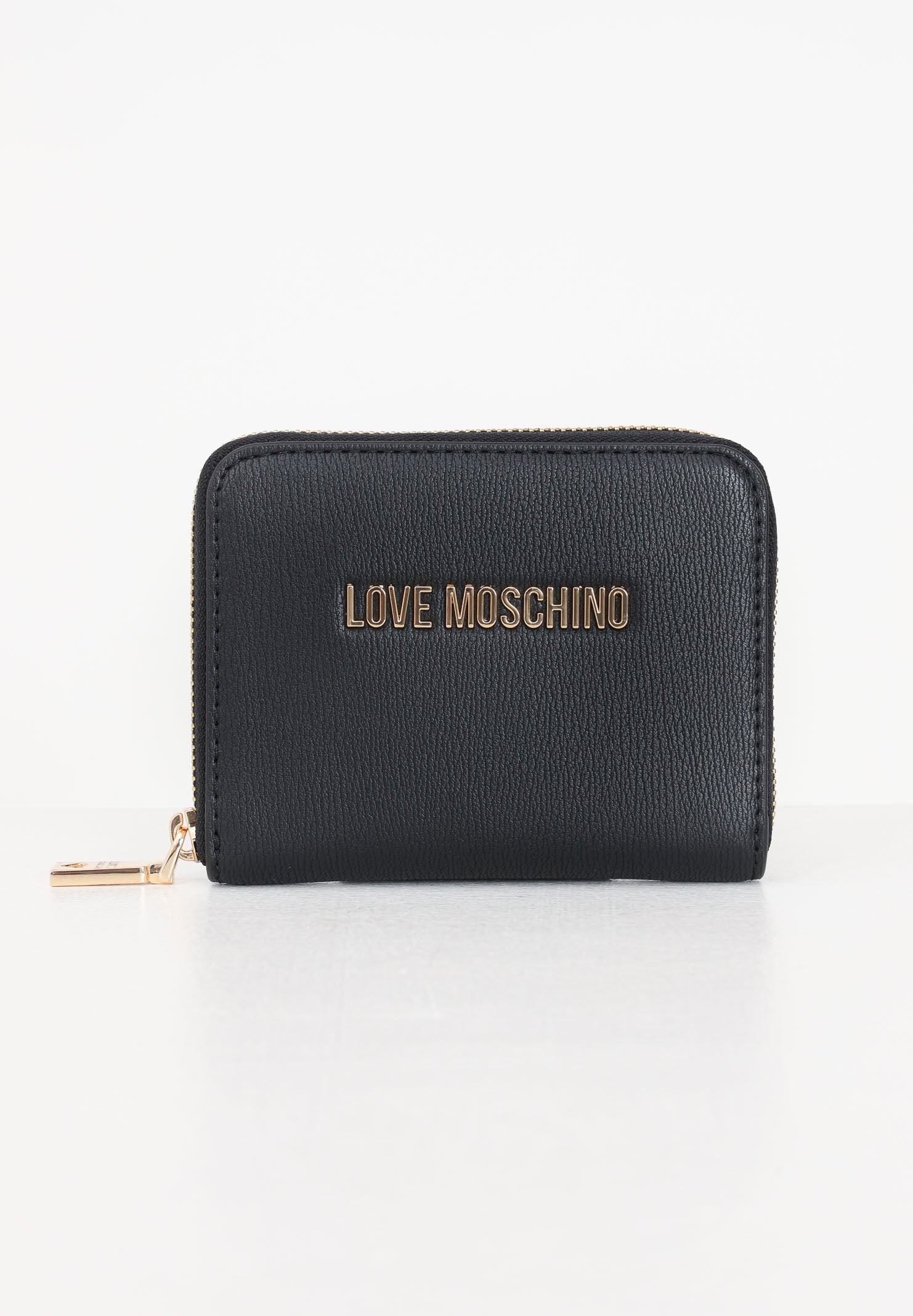 Love Moschino Portafoglio da donna nero zip around