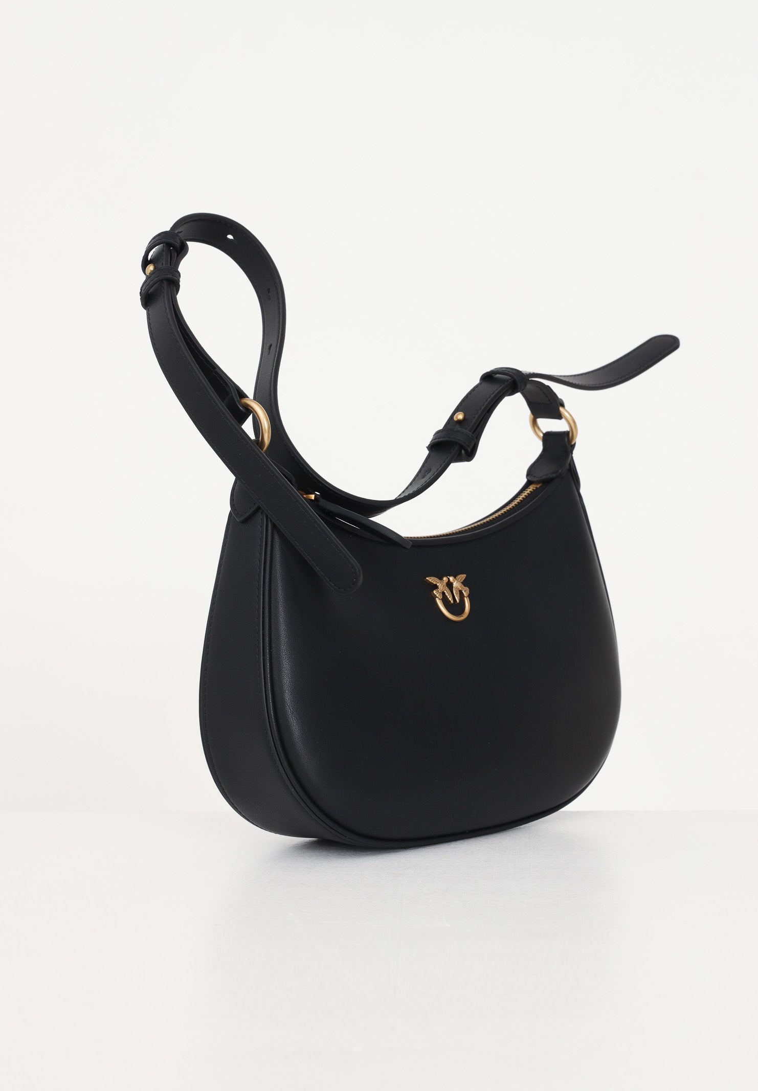 Pinko Borsa da donna nera mini love bag half moon simply