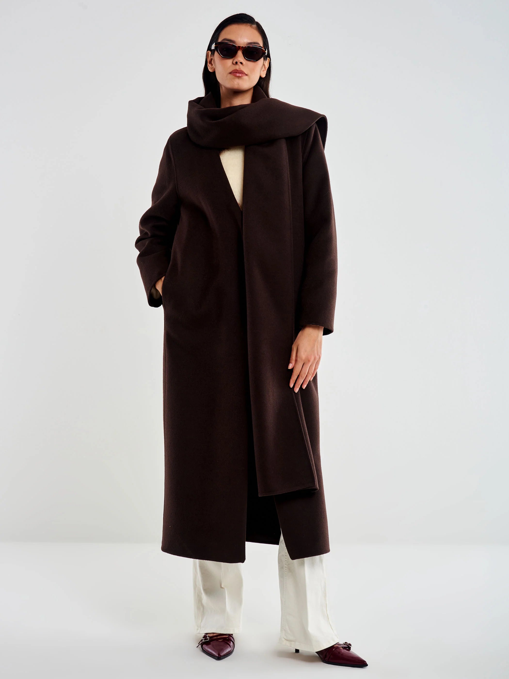 Cappotto Lungo con Stola VICOLO