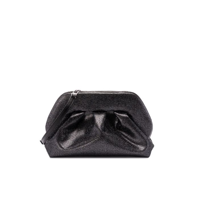 Tia Strass Black Shoulder Bag TMFW24TS-X1