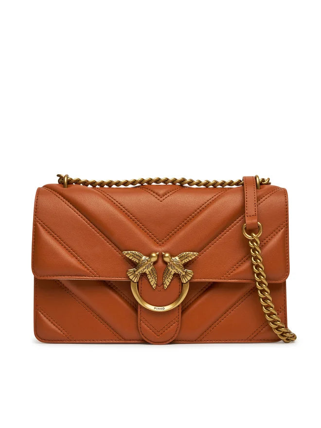 PINKO Borsetta Love One Classic Dc PE 25 PCPL 100941 A0F1 Marrone