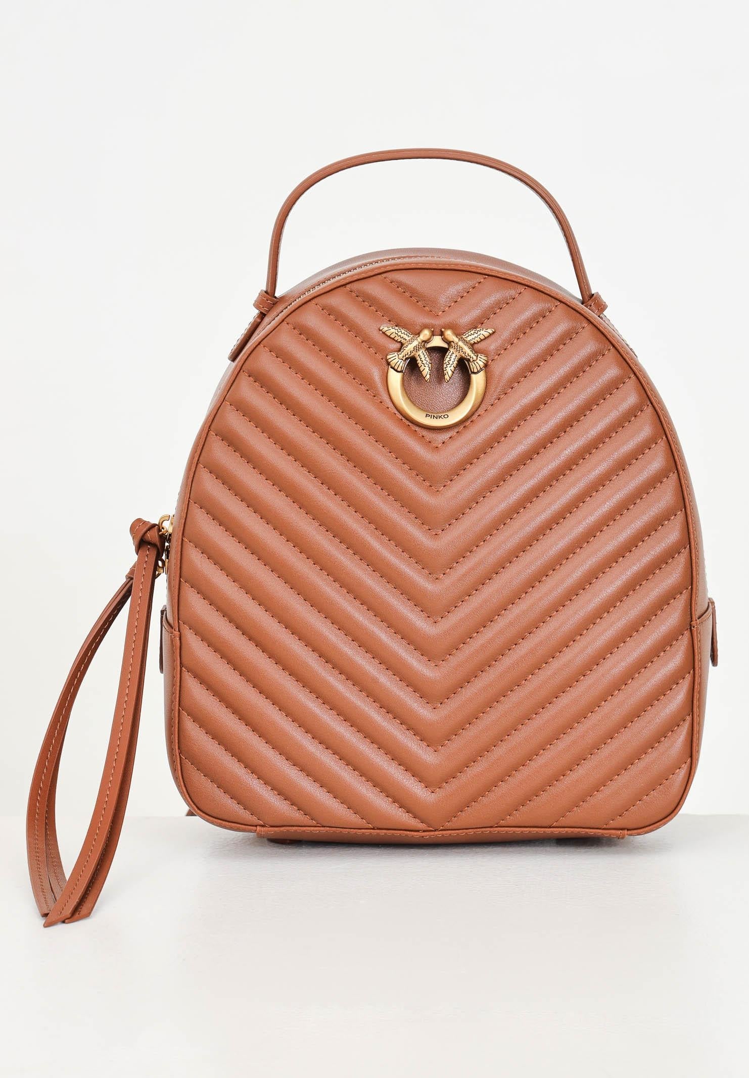 Zaino Love Backpack cuoio da donna