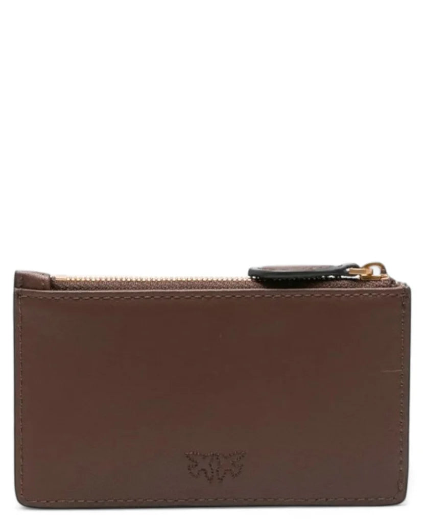 PINKO Portacarte Love Birds in pelle