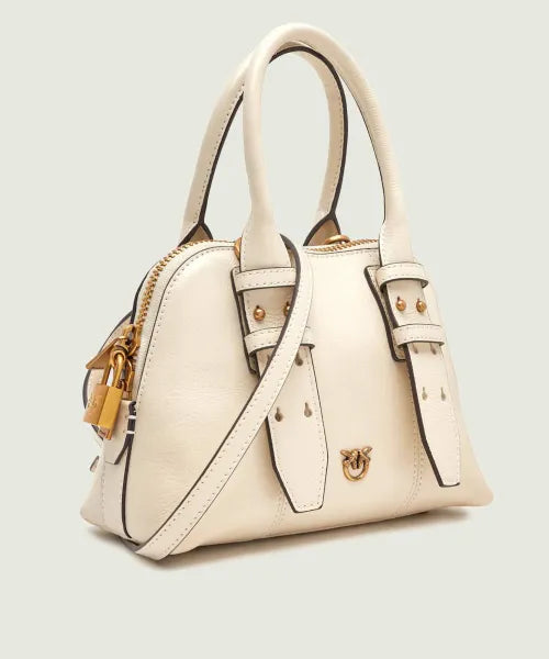 Borsa di pelle tote BOWLING BAG ZIP MINI