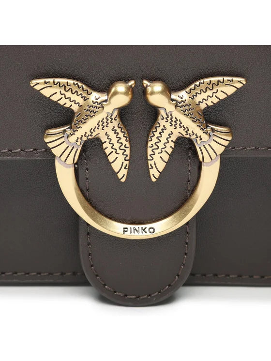 PINKO LOVE BELL CLASSIC DARK BROWN