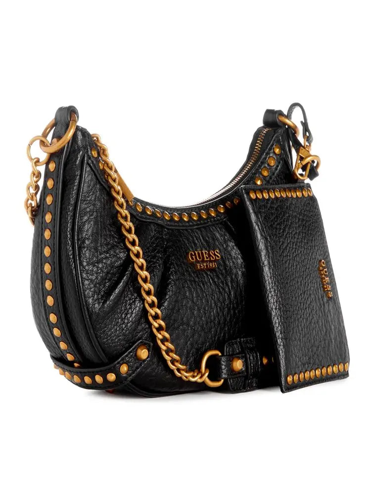 Guess Clelia Crossbody Top Zip Bla Nero